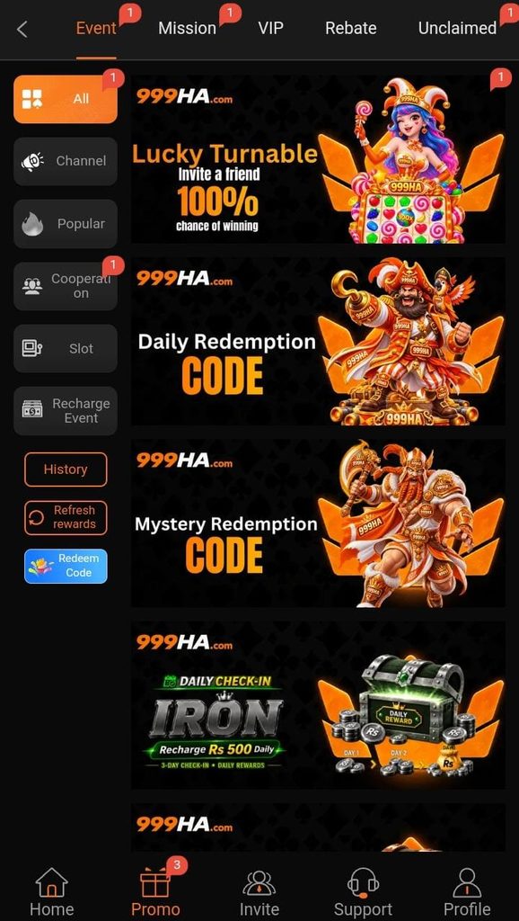 999HA Game APK Bonus and Rewards Options