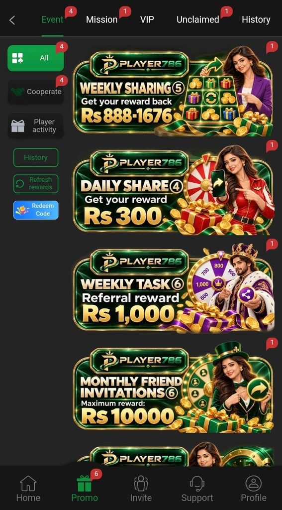 PLAYER786 Game APK Latest Bonus Guide